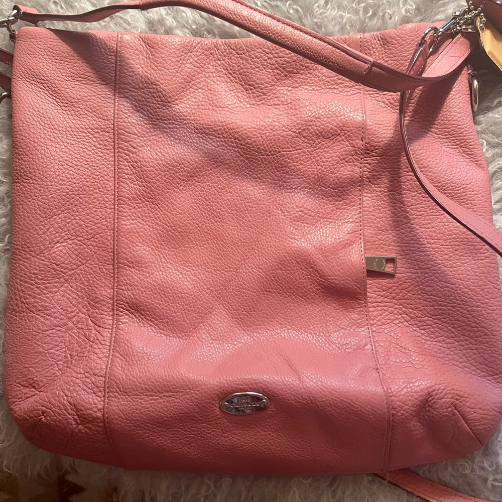 Coach Rose Pink Slouch Shoulder Bag